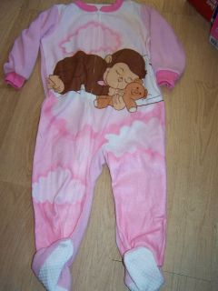 Size 18 Months Curious George Blanket Sleeper Pajamas