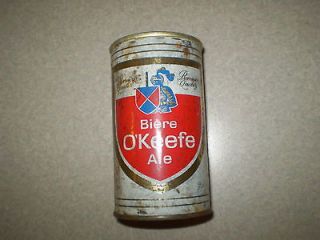 Biere OKeefe Ale Steel Beer Can Montreal Quebec Canada