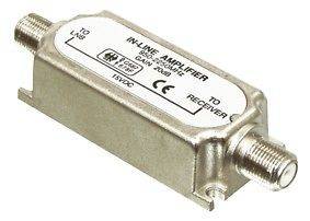 PACK 2 SATELLITE BOOSTER SIGNAL AMPLIFIERS FREE PLUGS