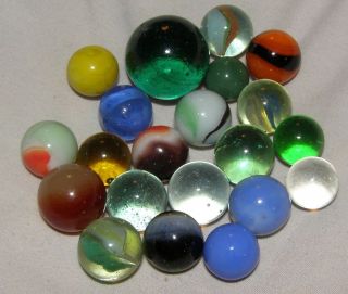 Lot of marbles some old some new Lot # A 12