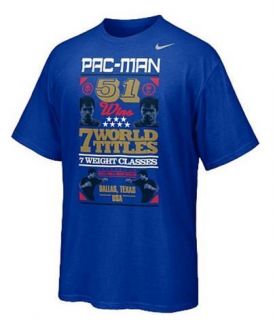 mens Nike manny Pacquiao 51 wins/7 world titles celebration t shirt 