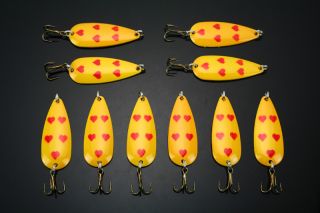 LOT10 Fishing Lures Spoons Bait 6.3 g