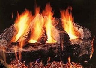 Majestic Oak 18, 24, 30 Premium Vented Gas Logs with High 