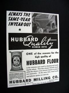 Hubbard Flour Milling Co Wheat Grain Disc Cleaner ad