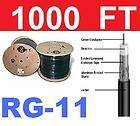 1000 RG 11 COAXIAL CABLE RG11 WIRE HD TV DTV SATELLITE ANTENNA COAX 