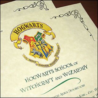 Harry Potter Hogwarts Acceptance Letter & Marauders Map