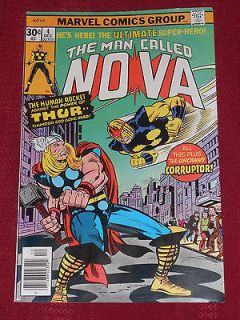 Nova (Man Called) # 4 VF vs Thor Marvel Comics 1976