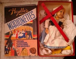 Hazelles Marionettes Dutch Girl with box and extras