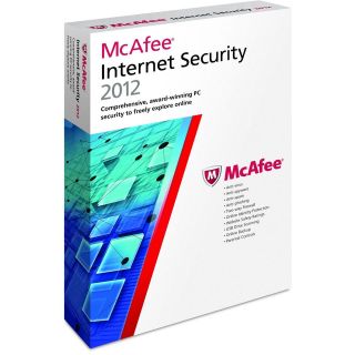 McAfee Internet Security 2012 2013 3 PCS USERS 3PCS NEW SEALED BOX 