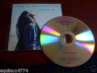 Alanis Morissette Receive 1 Track Promo CD