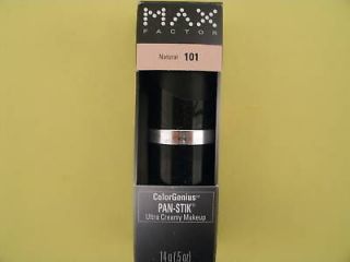 Max Factor Pan Stik ( NATURAL ) #101 Foundation Stick