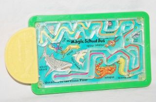   Down Under Magic School Bus Game Maze Toy Ocean Maze Game with Ball