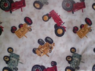 Fabric Various Color Tractors, International Harvester