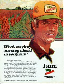 1983 Dekalb Pfizer Genetics Sorghum Seed Ad