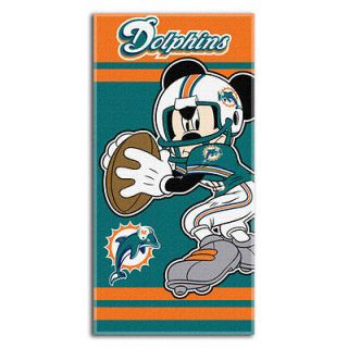 Miami Dolphins Quarter Back Mickey 30x60 Beach Towel
