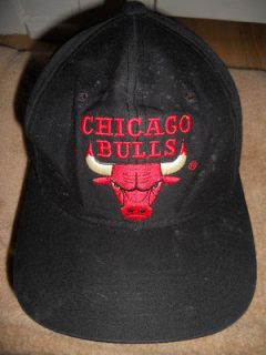   CHICAGO BULLS Black G CAP Hat SNAPBACK Basketball NBA Michael Jordan