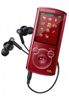 Sony NWZE463 Red (4 GB) Digital Media Player  Video Photo FM   Free EX 