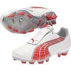   Size 9 9.5 10 PUMA v4.10 II FG White Red Soccer Cleats Shoes Boots