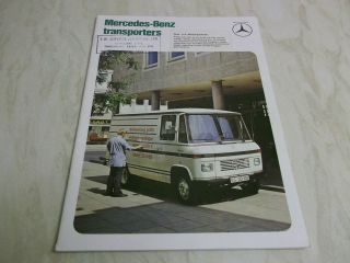 Van Brochure. Mercedes Benz. Transporters. Ft 406D/408, 508D & 608D 