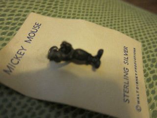   Collectible Walt Disney MICKEY MOUSE Sterling Silver charm jewelry NEW