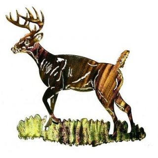   METAL WALL ART Deer Sculpture Country Western Decor Rustic Decorations
