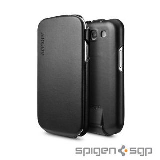 SPIGEN SGP Leather Case Argos [Black] for Samsung Galaxy S3 