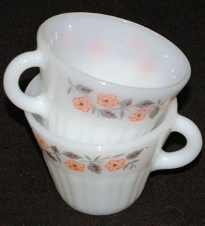 milk glass tea set