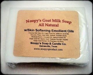   Handmade Natural No Scent or Scented Goat Milk Soap BIG 6 oz Bar