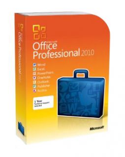 Microsoft Office Professional 2010 32/64 Bit (Retail (License + Media 