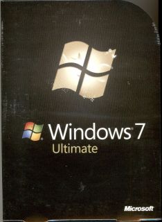 Microsoft Windows 7 Ultimate Full Retail Box GLC 00182