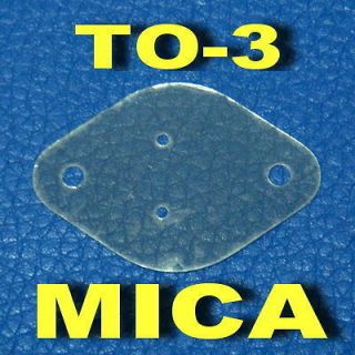 TO 3 Transistor Mica Insulator,Insu​lation sheet, x 50