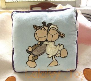 NICI Goat&jolly sheep small squre cushion pillow new