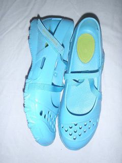  Turquoise Blue Size 10 Airy Summer Beach Garden Casual Shoes