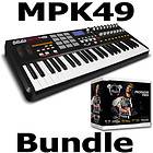 Akai MPK49 MPK 49 USB MIDI Keyboard Controller + Odyssey BRLdigital2XL 