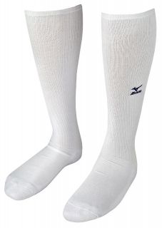 Mizuno   Crossfit Knee Hi Performance Socks 10 Pack White/Navy Medium