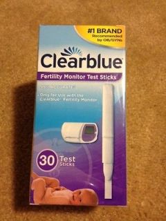Clearblue Fertility Monitor 30 Test Sticks Brand New Sealed!