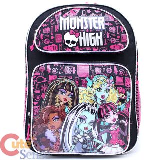 Monster High School Backpack Group 16 Large Bag  Ghoulfriends Frankie 