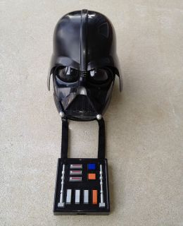   TALKING Star Wars Darth Vader Helmet Mask Blk. Plastic Voice Changer