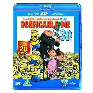 Newly listed Despicable Me Blu Ray 3D Comedy Adventure Animated Movie 