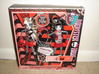 MONSTER HIGH TOYS R US WERECAT meowlody purrsephone SISTER TWINS PACK 