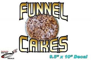   x10 Decal for Concession Trailer or Funnel Cake Stand Sign