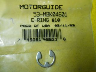 MOTORGUIDE Trolling Motor Part E Ring Clip #53 MBK04601