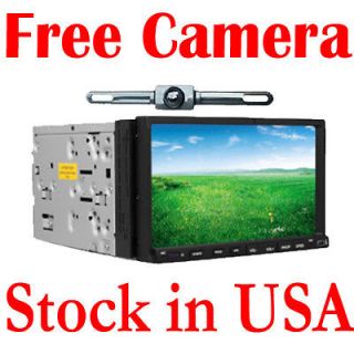   USB/SD Indash MP3 Radio Car DVD Player 7 Touch Screen Headunit Camera