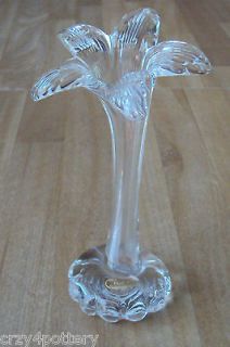 Icet Murano Art Glass Venezuela 5 1/2 Flower Vase Paperweight w 
