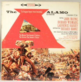 THE ALAMO Original Soundtrack OST Columbia CS 8358 lp