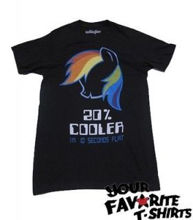 Rainbow Dash 20% Cooler My Little Pony Officially Licensed Adult Shirt 