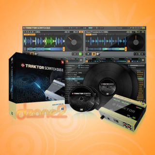 Native Instruments NI Traktor Scratch Duo 2 DJ Software Digital Vinyl 