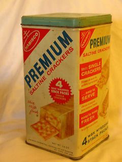 Newly listed USA Made New York, NY Vintage Nabisco Saltine Cracker Tin