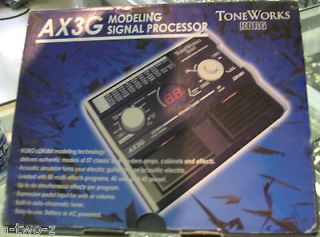   /Korg AX3G Moldeling Signal multi effects Processor USED NO ADAPTER
