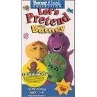 Lets Pretend With Barney VHS Video Music Rhymes Toys